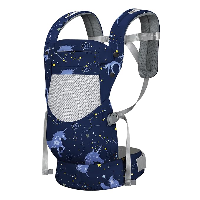 Unicorn Newborn Baby Front Carrier Backpack, Toddler Baby Body Carrier by YooxArmor