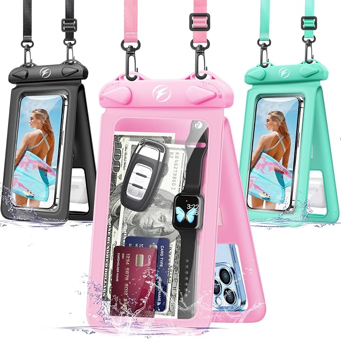 Waterproof Phone Pouch Double Space Waterproof Phone Case by FONKEN
