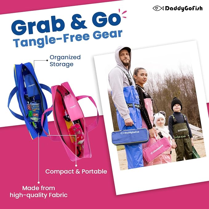 DaddyGoFish Kids Fishing Pole - Image 5