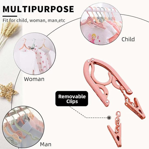 12-Piece Foldable Travel Hangers - Image 2