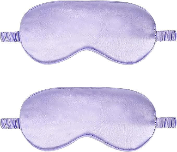 2Pack Silk Sleep Mask, IEKEODI Eye Mask by IEKEODI