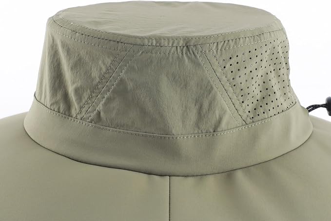 Home Prefer UPF 50+ Sun Hats for Men Women Foldable Wide Brim Fishing Hat Quick - Image 5