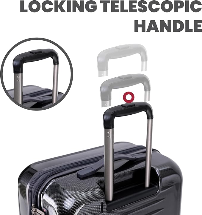 Spyder Rails 29 Inch Expandable Hardside Upright Suitcase - Image 7