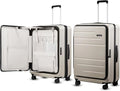 LUGGEX Checked Suitcase with Spinner Wheels, FLO5 Expandable Polycarbonate Hard by LuggeXLUGGAGE
