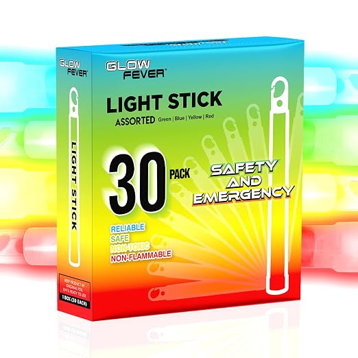 Glow Fever Emergency Safety Military Grade 6'' Lightsticks, Light Up Ultra - Image 2