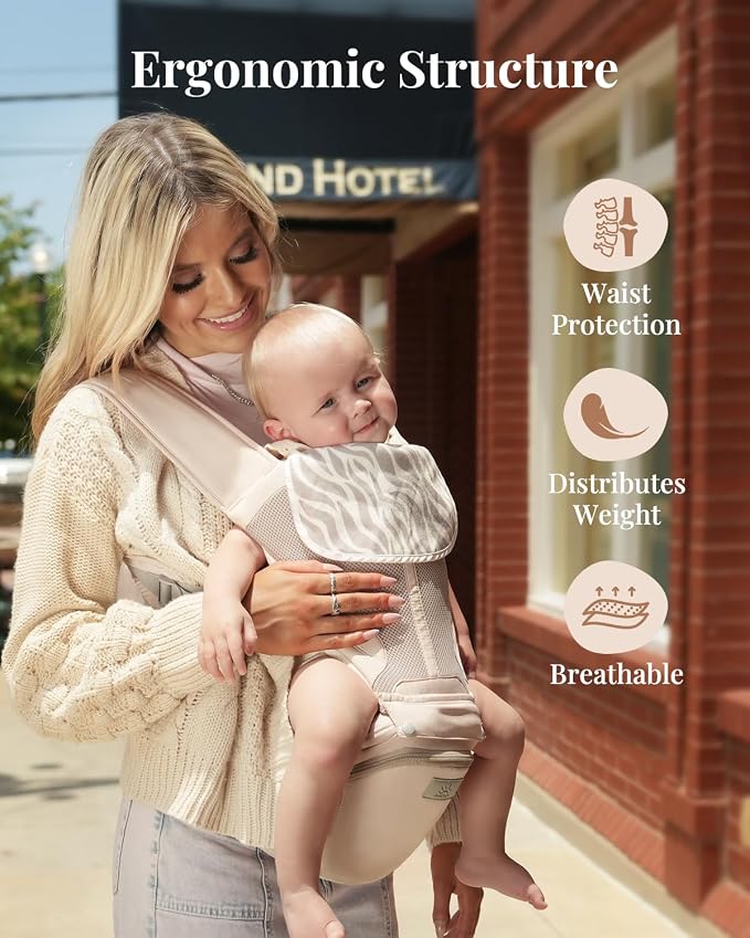 MOMTORY Carryall™ Pro Baby Carrier, Safety-Certified 6-in-1 Baby Carrier - Image 6