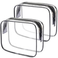 Lermende 2pcs Clear Toiletry Bag TSA Approved Travel Bag, Carry On by Lermende