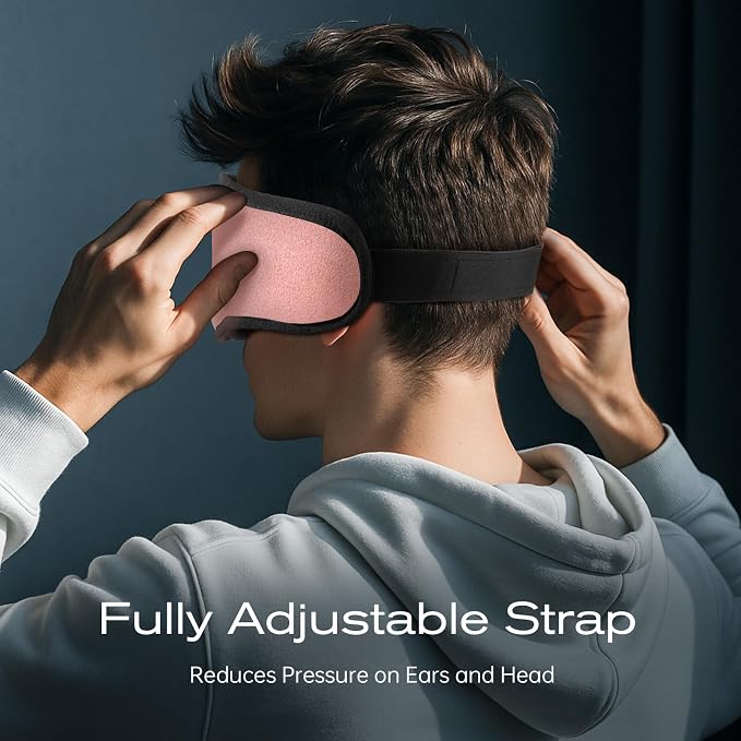 3D Sleep Mask with Bluetooth Headphones, Sleeping Headphones - Image 4