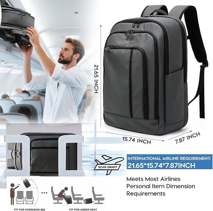 BANGE 28L Everyday Carry Backpack – Fits 15.6 Inch Laptop, Waterproof & Durable - Image 5