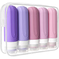 Travel Bottles for Toiletries, 5 Pack TSA Approved Travel Size Containers by CHEODIN