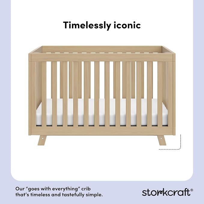 Storkcraft Beckett Grow-with-Me Convertible Crib – GREENGUARD Gold Certified - Image 4