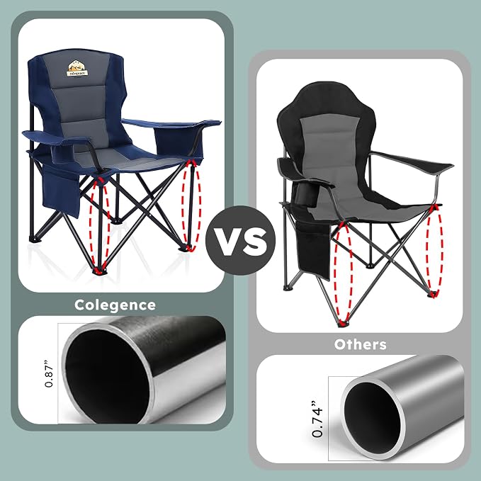 Oversized Camping Chairs 2 Pack - Image 4