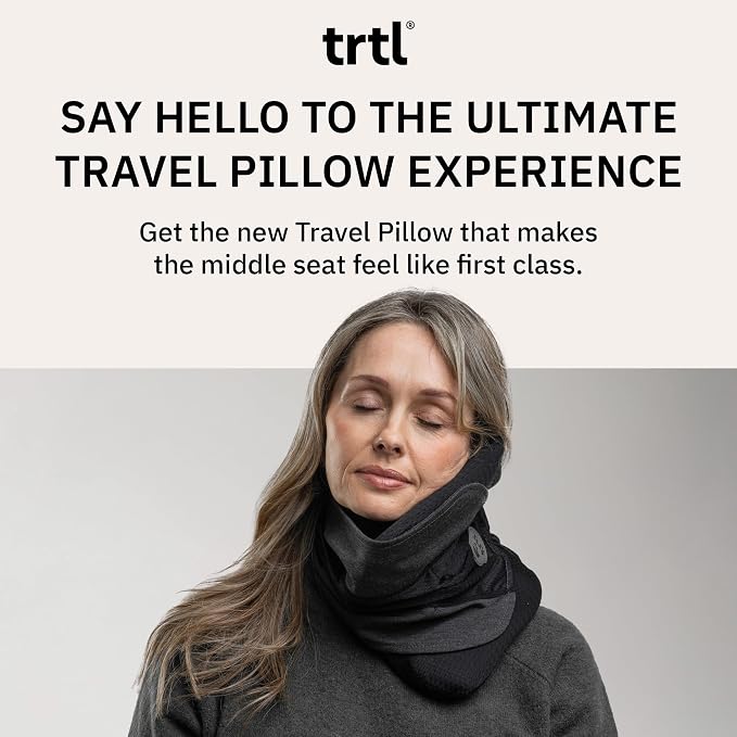 trtl Travel Pillow Cool for Neck Support- Cooling Neck Pillow - Image 2