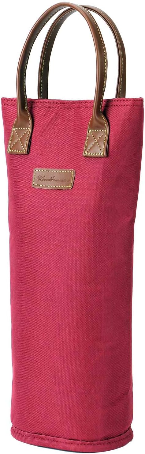 ZORMY Single Bottle Insulated Wine Tote, 1 Bottle Wine Carrier Bag Padded Wine by ZORMY