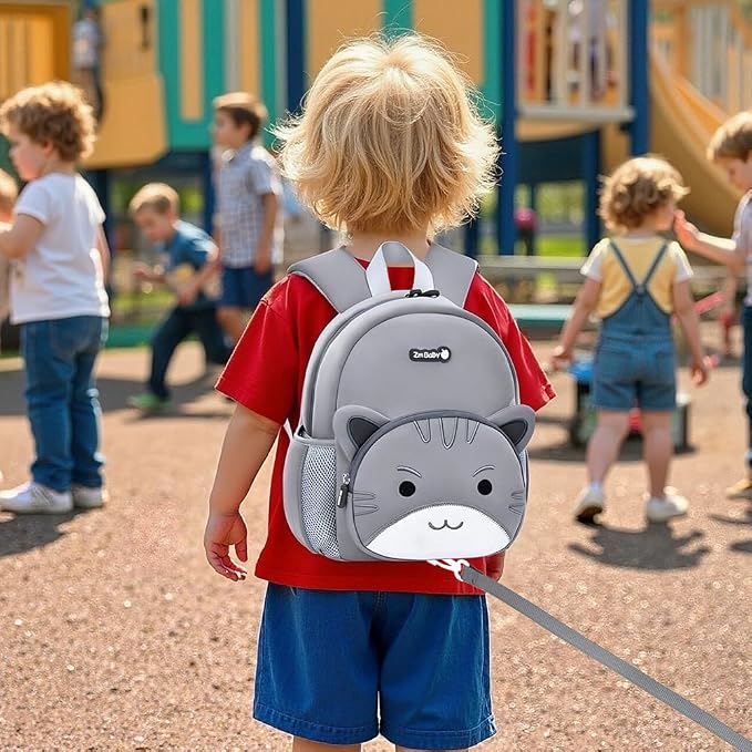 Padgene Toddler Backpacks Kids Preschool Backpack Waterproof Neoprene Animal - Image 8