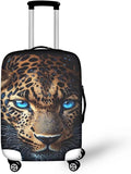 Cool Laopard Luggage Cover Universal Fit 26-29 Inch Luggage by Dremagia