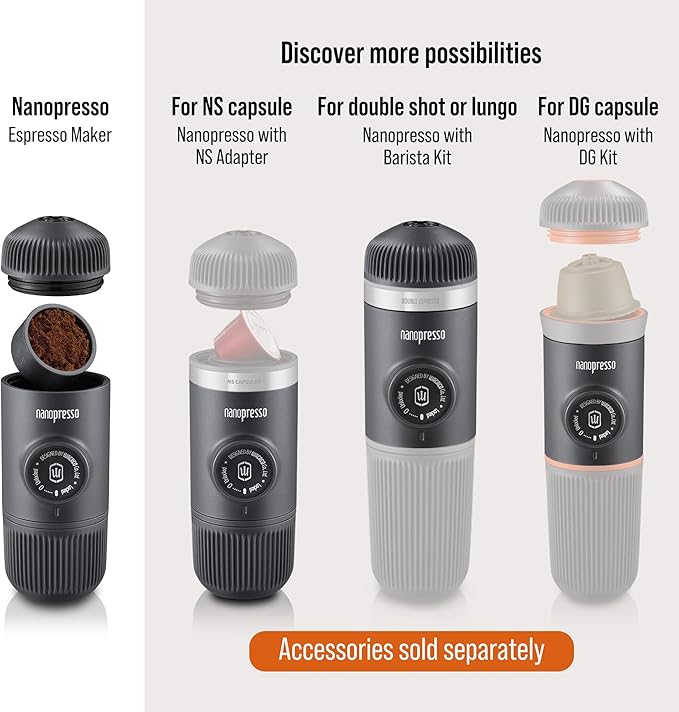 WACACO Nanopresso Portable Espresso Maker Bundled - Image 2