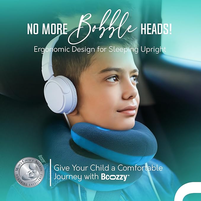 BCOZZY Kids Travel Neck Pillow – Patented Soft Child Pillow - Image 2