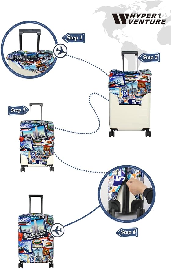 HYPER VENTURE Washable Luggage Cover - Image 7