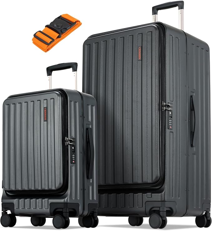 Luggage Sets 2 Pieces, 20 Inch Carry On Luggage and 29 Inch Checked Luggage by CENSIEN