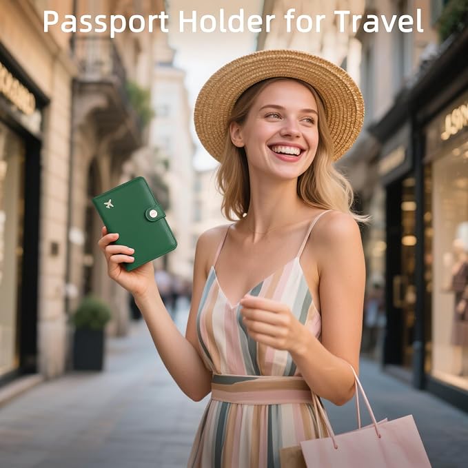 ZOPPEN Passport Holder Women, Passport Cover Travel Wallet Rfid Blocking - Image 6