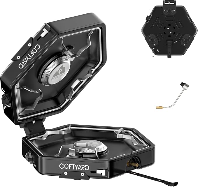 Propane 2 Burner Camping Stove by CofiyardOfficial