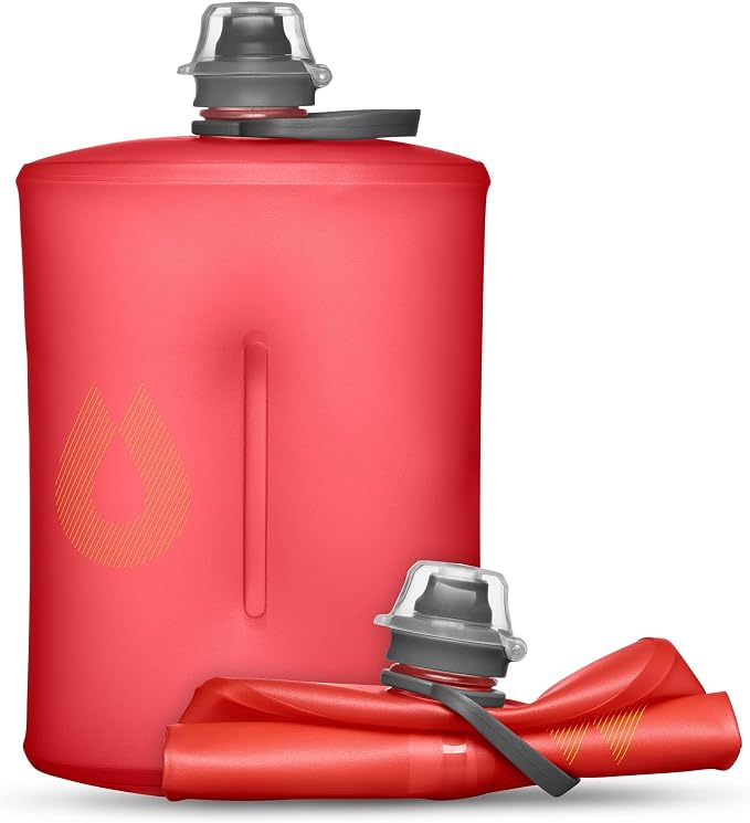 HydraPak Stow - Collapsible Backpacking Water Bottle - BPA Free, Ultra Light by Hydrapak