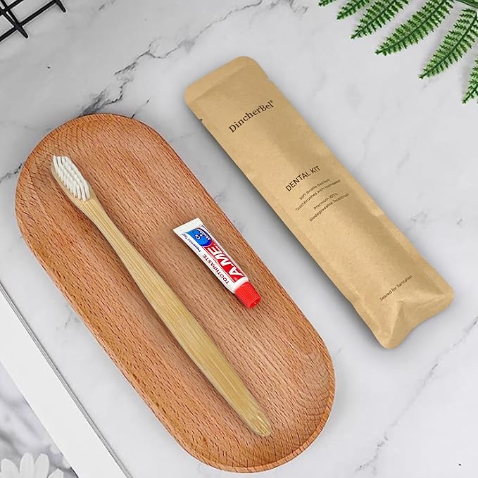 Bamboo Toothbrushes Kit Bulk, Disposable Toothbrushes - Image 8
