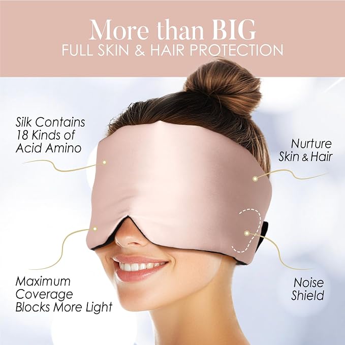 LULUSILK Reversible Mulberry Silk Sleep Mask - Image 5