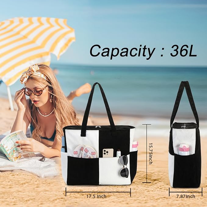 Waterproof Beach Tote Pool Bags - Image 3
