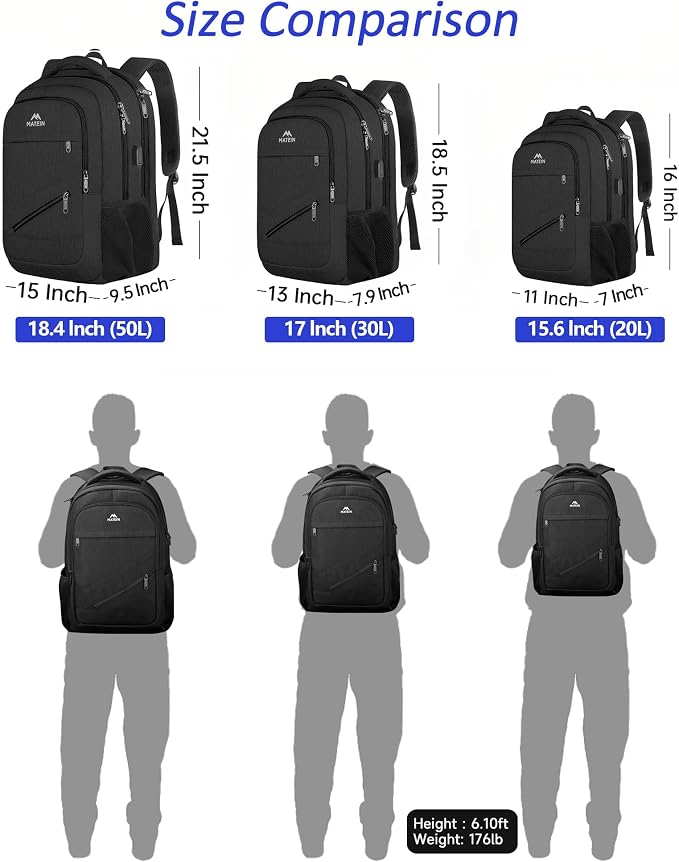 MATEIN School Laptop Backpack, Large TSA Friendly College Computer Bookbag - Image 8