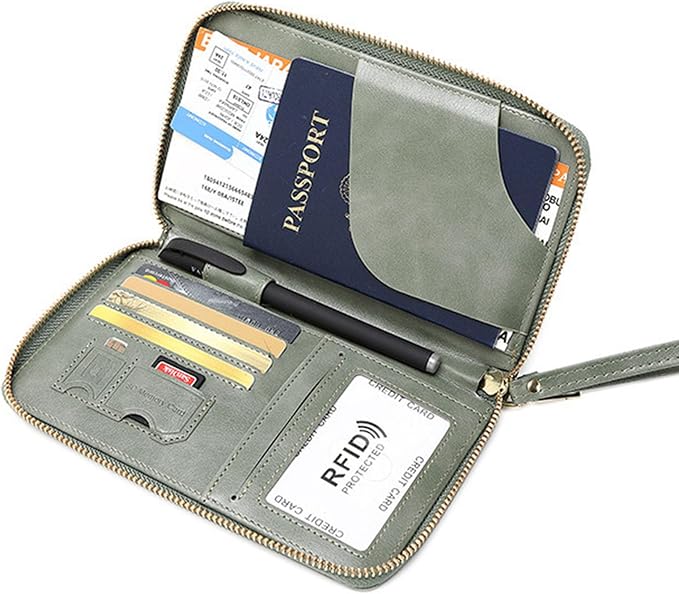 Multi-Function RFID Travel Passport Wallet - Image 2