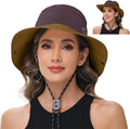 Sun Hats for Women Bucket Hat UV Protection Fishing Hat Wide Brim Safari Hats 2 by ZOORON