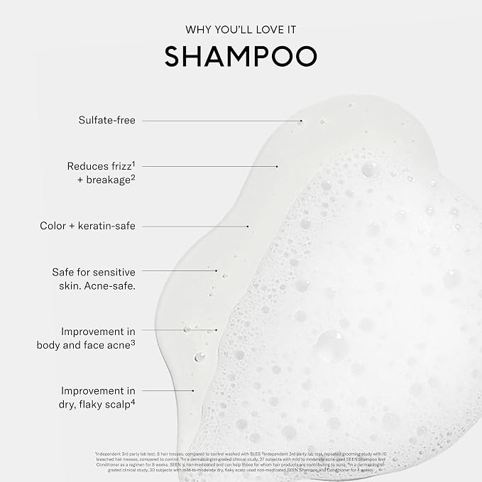 SEEN Shampoo, Fragrance Free - Image 3