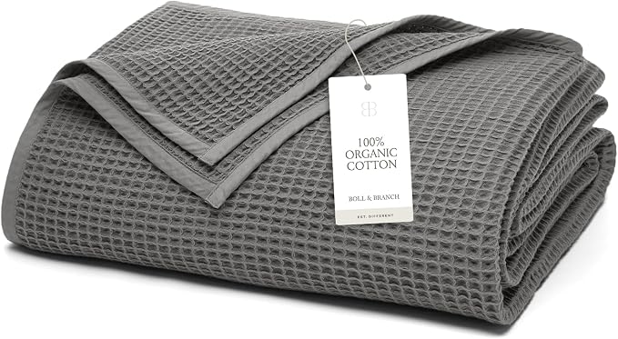 BOLL & BRANCH Waffle Bed Blanket by BollBranch