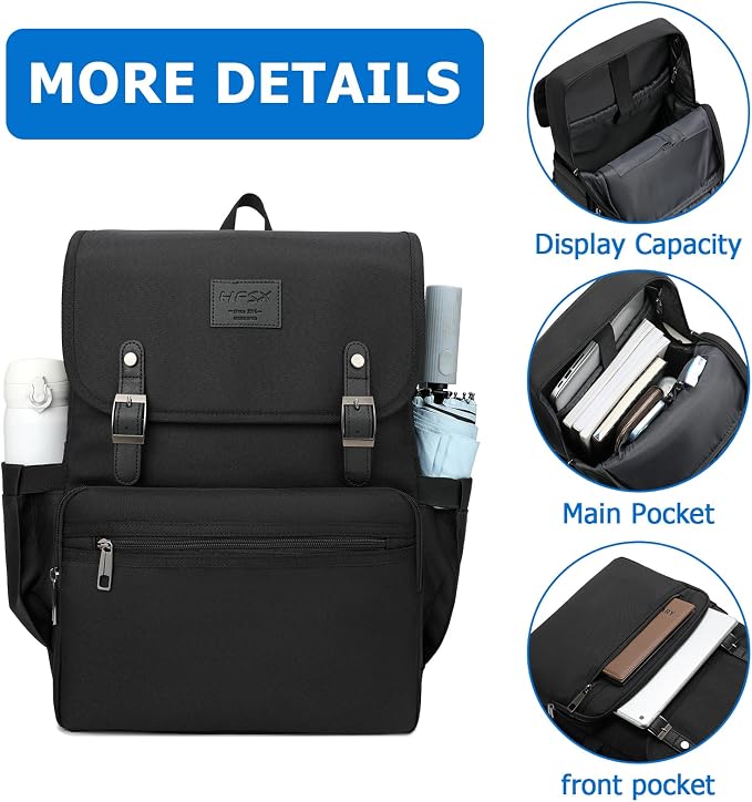 HFSX Vintage College Laptop Backpack - Image 2
