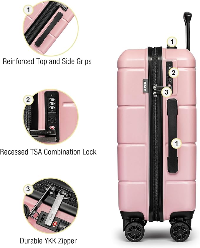 KYME 26 Inch Luggage TSA Approved Hardshell 26" Suitcases - Image 5