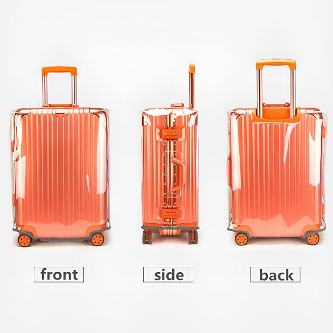 3 PCS Luggage Covers for Suitcase TSA Approved, 20/24/28 Inch Full Clear - Image 7