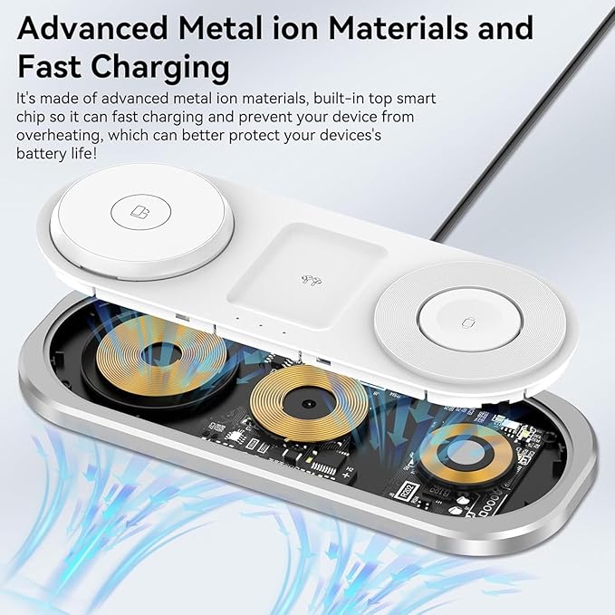 3 in 1 Fast Wireless Charger Stand - Image 7