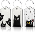 Black Cat Luggage Tag for Suitcase, Design by Unknown