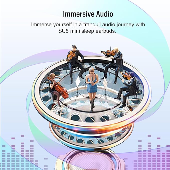 Sleep Earbuds Bluetooth 5.4 in Ear Light-Weight Headphones, Mini Sleep - Image 2