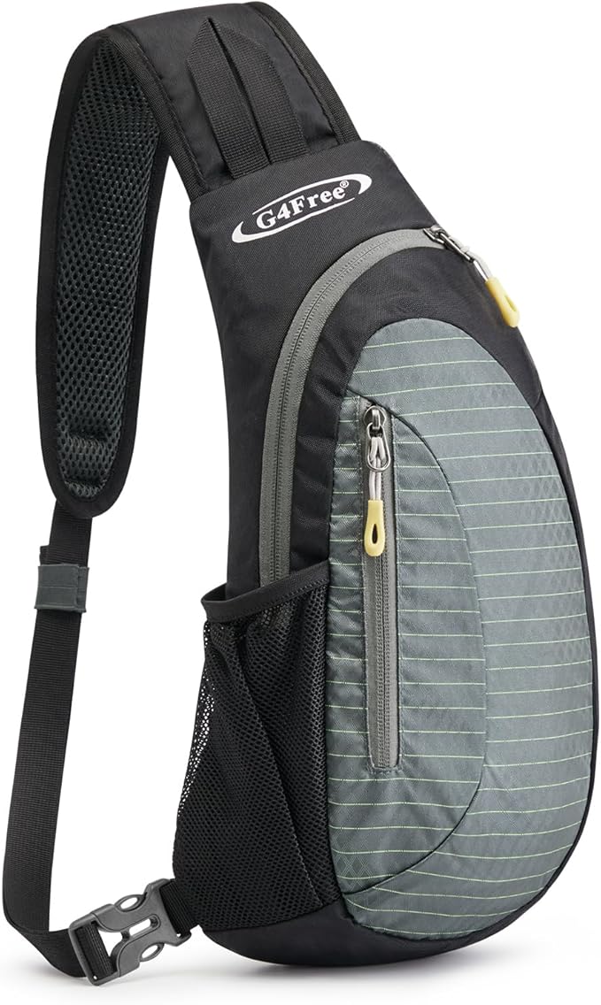 G4Free Sling Bag for Men Women, Small Crossbody Backpack Lightweight Chest by G4Free