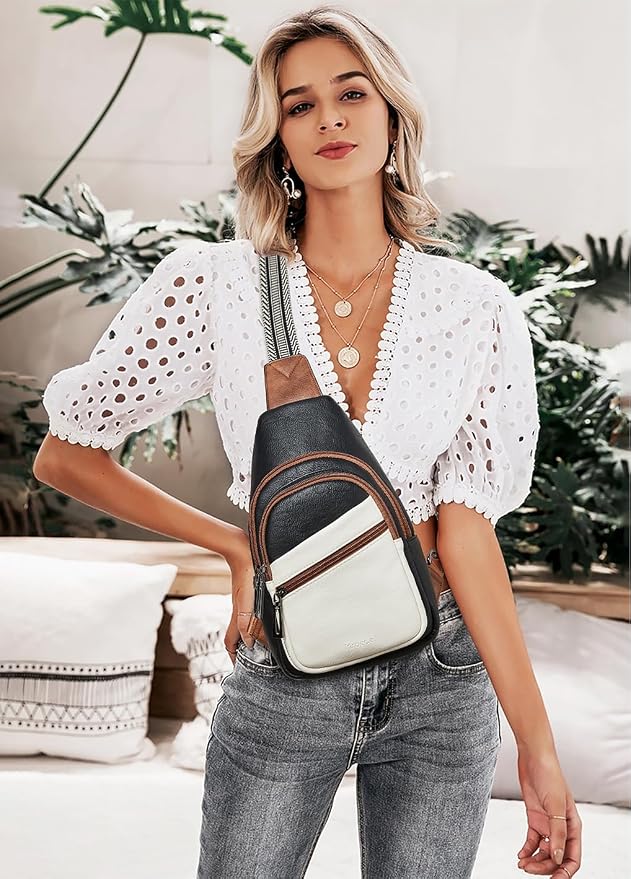Sling Bag Crossbody Bags for Women Small Cross Body Bag Fanny Packs Chest Sling - Image 2