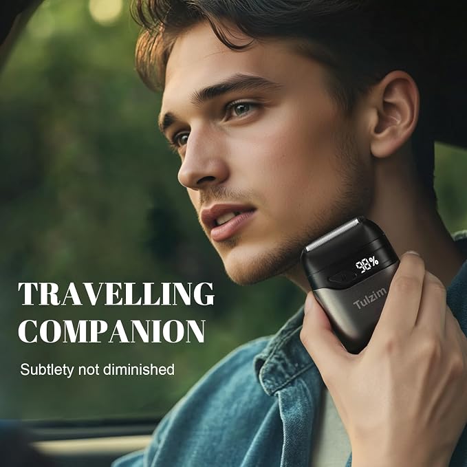 Electric Foil Shaver for Men: Portable Electric Razor for Beard/Face - Image 2