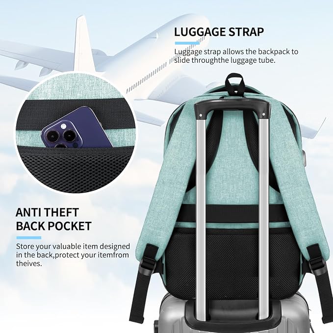 Backpack for Women Men, Travel School Backpacks for Teen Boys, Bookbag - Image 6