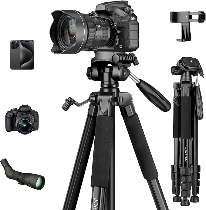 JOILCAN 75" Camera Tripod, Tripod by JOILCAN