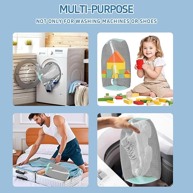 Shoe washing machine bag, Sneaker Laundry Bag - Image 5