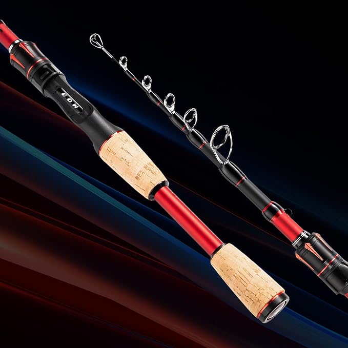 EOW XPEDITE LITE Portable Telescopic Fishing Rods & Combo, Spinning & Casting - Image 4
