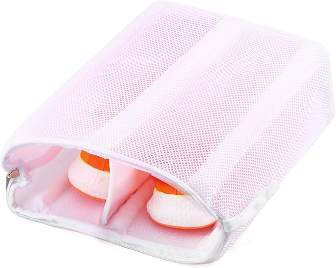 2-in-1 Shoe Dry Bag for Sneaker Dry & Wash, Dual-zone Mesh Sneaker Dryer Bag by Teletrogy