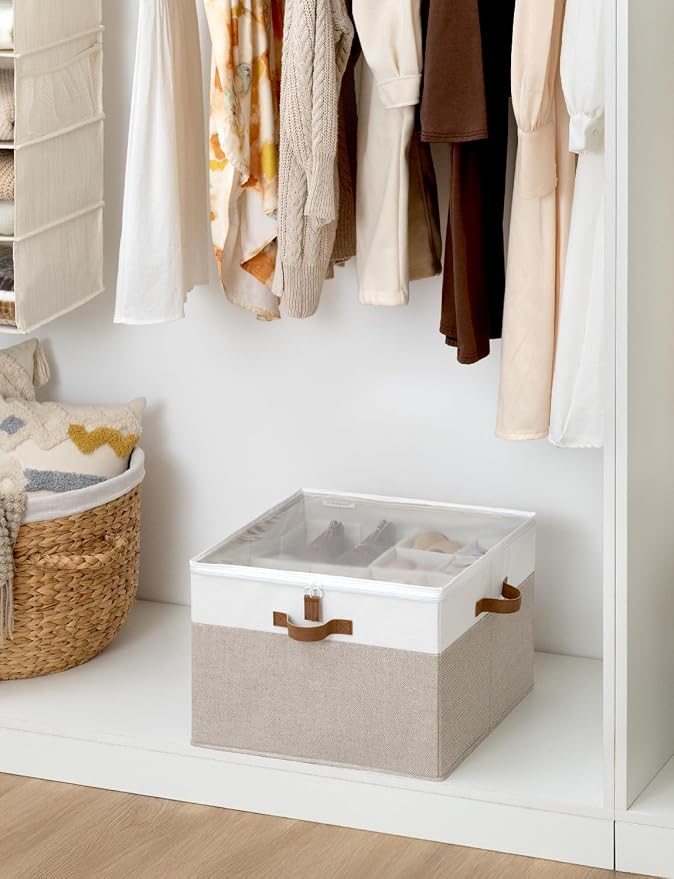 StorageWorks Shoe Organizer for Closet, Fits up to 16 Pairs, Shoe Cubby Storage - Image 7